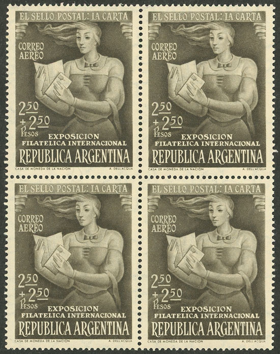 Lot 633 - Argentina general issues -  Guillermo Jalil - Philatino Auction # 2414 ARGENTINA: Super-economy auction with many interesting lots with VERY LOW PRICES!