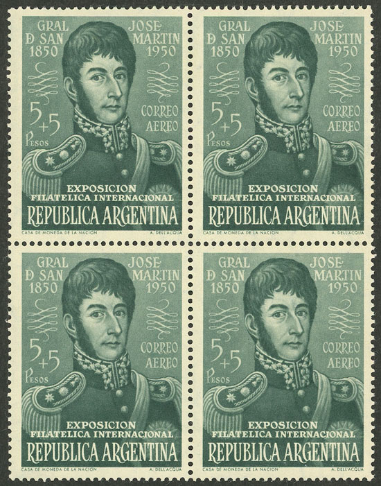 Lot 636 - Argentina general issues -  Guillermo Jalil - Philatino Auction # 2414 ARGENTINA: Super-economy auction with many interesting lots with VERY LOW PRICES!