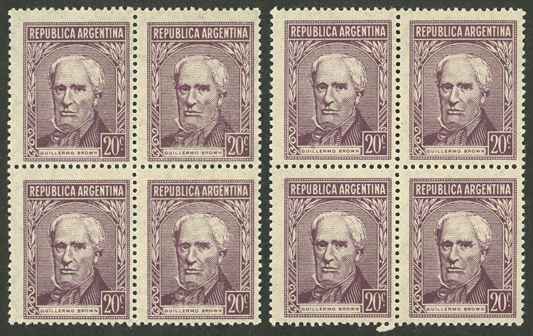 Lot 695 - Argentina general issues -  Guillermo Jalil - Philatino Auction # 2414 ARGENTINA: Super-economy auction with many interesting lots with VERY LOW PRICES!
