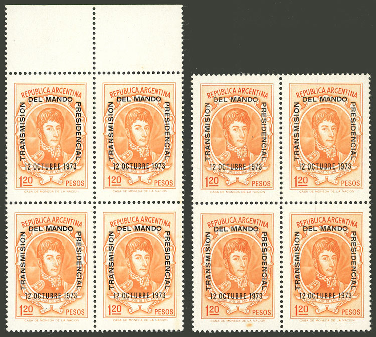 Lot 904 - Argentina general issues -  Guillermo Jalil - Philatino Auction # 2414 ARGENTINA: Super-economy auction with many interesting lots with VERY LOW PRICES!