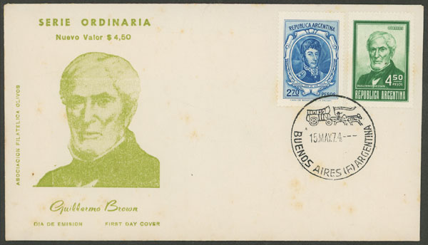 Lot 912 - Argentina general issues -  Guillermo Jalil - Philatino Auction # 2414 ARGENTINA: Super-economy auction with many interesting lots with VERY LOW PRICES!