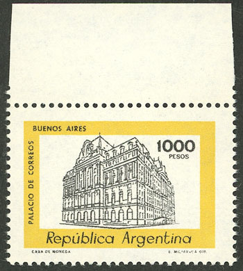 Lot 1021 - Argentina general issues - Guillermo Jalil - Philatino Auction # 2414 ARGENTINA: Super-economy auction with many interesting lots with VERY LOW PRICES! Lot 1021 - Argentina general issues - Guillermo Jalil - Philatino Auction # 2414 ARGENTINA: Super-economy auction with many interesting lots with VERY LOW PRICES!