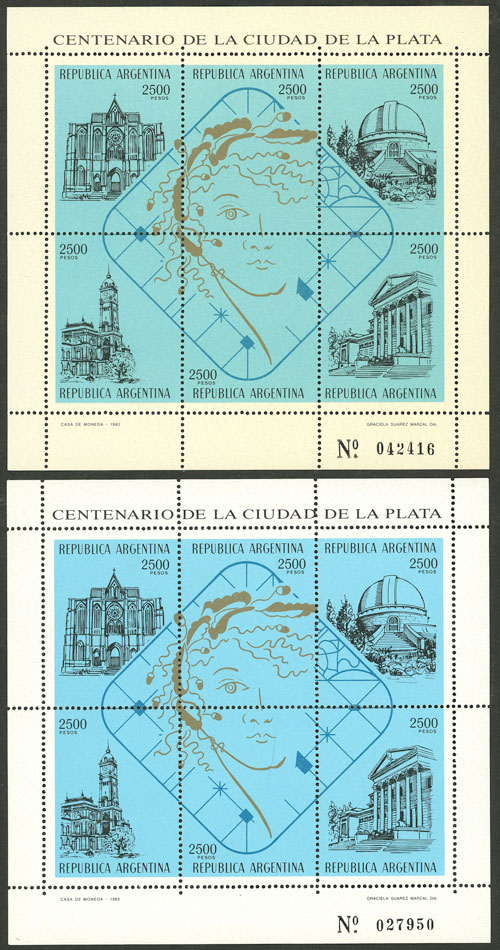 Lot 1221 - Argentina souvenir sheets - Guillermo Jalil - Philatino Auction # 2414 ARGENTINA: Super-economy auction with many interesting lots with VERY LOW PRICES! Lot 1221 - Argentina souvenir sheets - Guillermo Jalil - Philatino Auction # 2414 ARGENTINA: Super-economy auction with many interesting lots with VERY LOW PRICES!