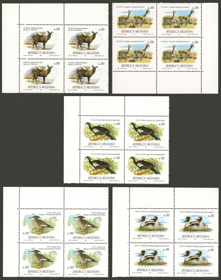 Lot 1046 - Argentina general issues -  Guillermo Jalil - Philatino Auction # 2414 ARGENTINA: Super-economy auction with many interesting lots with VERY LOW PRICES!