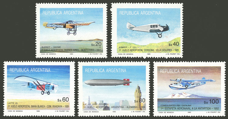 Lot 1047 - Argentina general issues -  Guillermo Jalil - Philatino Auction # 2414 ARGENTINA: Super-economy auction with many interesting lots with VERY LOW PRICES!