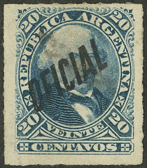 Lot 1280 - Argentina official stamps -  Guillermo Jalil - Philatino Auction # 2414 ARGENTINA: Super-economy auction with many interesting lots with VERY LOW PRICES!