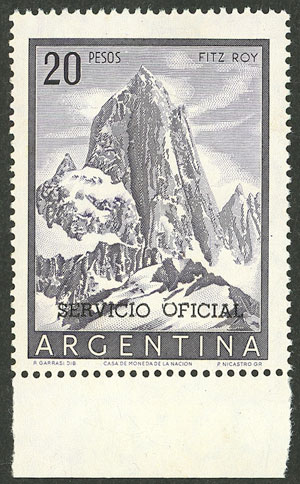 Lot 1339 - Argentina official stamps -  Guillermo Jalil - Philatino Auction # 2414 ARGENTINA: Super-economy auction with many interesting lots with VERY LOW PRICES!