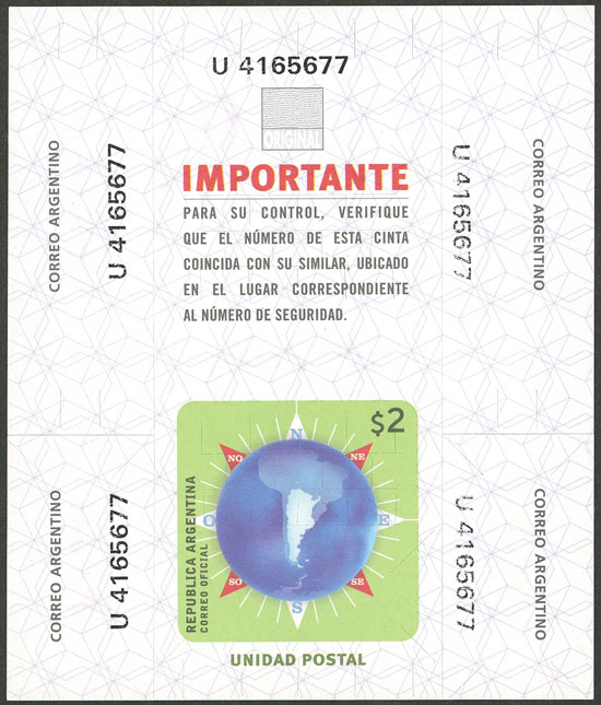 Lot 1272 - Argentina parcel post seals - Guillermo Jalil - Philatino Auction # 2414 ARGENTINA: Super-economy auction with many interesting lots with VERY LOW PRICES! Lot 1272 - Argentina parcel post seals - Guillermo Jalil - Philatino Auction # 2414 ARGENTINA: Super-economy auction with many interesting lots with VERY LOW PRICES!