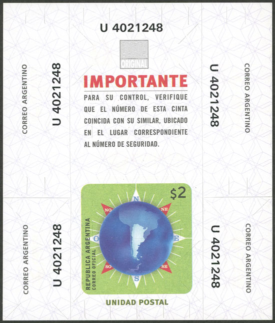 Lot 1273 - Argentina parcel post seals - Guillermo Jalil - Philatino Auction # 2414 ARGENTINA: Super-economy auction with many interesting lots with VERY LOW PRICES! Lot 1273 - Argentina parcel post seals - Guillermo Jalil - Philatino Auction # 2414 ARGENTINA: Super-economy auction with many interesting lots with VERY LOW PRICES!