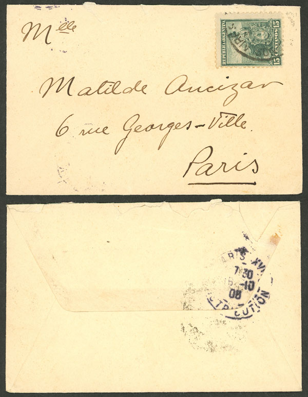 Lot 1408 - Argentina postal history - Guillermo Jalil - Philatino Auction # 2414 ARGENTINA: Super-economy auction with many interesting lots with VERY LOW PRICES! Lot 1408 - Argentina postal history - Guillermo Jalil - Philatino Auction # 2414 ARGENTINA: Super-economy auction with many interesting lots with VERY LOW PRICES!