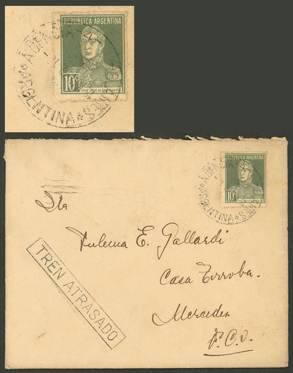 Lot 1427 - Argentina postal history - Guillermo Jalil - Philatino Auction # 2414 ARGENTINA: Super-economy auction with many interesting lots with VERY LOW PRICES! Lot 1427 - Argentina postal history - Guillermo Jalil - Philatino Auction # 2414 ARGENTINA: Super-economy auction with many interesting lots with VERY LOW PRICES!