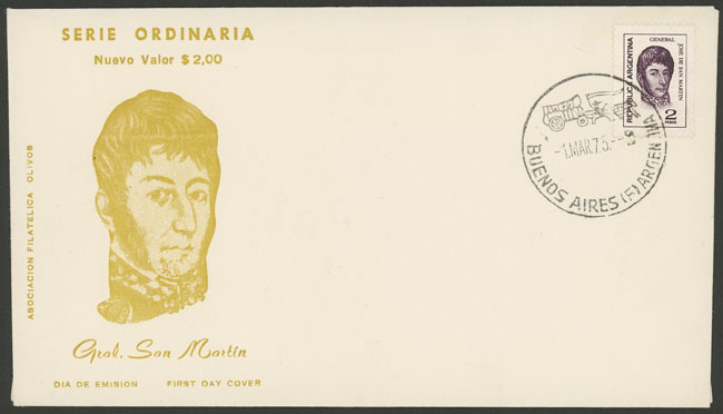 Lot 910 - Argentina general issues -  Guillermo Jalil - Philatino Auction # 2414 ARGENTINA: Super-economy auction with many interesting lots with VERY LOW PRICES!