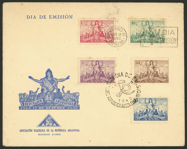 Lot 613 - Argentina general issues - Guillermo Jalil - Philatino Auction # 2414 ARGENTINA: Super-economy auction with many interesting lots with VERY LOW PRICES! Lot 613 - Argentina general issues - Guillermo Jalil - Philatino Auction # 2414 ARGENTINA: Super-economy auction with many interesting lots with VERY LOW PRICES!
