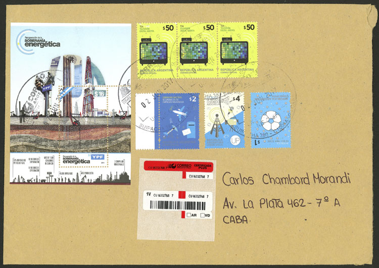 Lot 1416 - Argentina postal history - Guillermo Jalil - Philatino Auction # 2414 ARGENTINA: Super-economy auction with many interesting lots with VERY LOW PRICES! Lot 1416 - Argentina postal history - Guillermo Jalil - Philatino Auction # 2414 ARGENTINA: Super-economy auction with many interesting lots with VERY LOW PRICES!