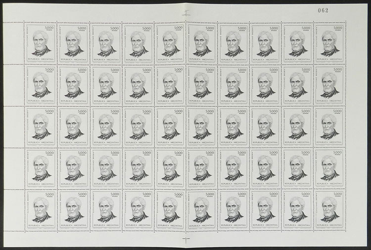 Lot 1024 - Argentina general issues - Guillermo Jalil - Philatino Auction # 2414 ARGENTINA: Super-economy auction with many interesting lots with VERY LOW PRICES! Lot 1024 - Argentina general issues - Guillermo Jalil - Philatino Auction # 2414 ARGENTINA: Super-economy auction with many interesting lots with VERY LOW PRICES!