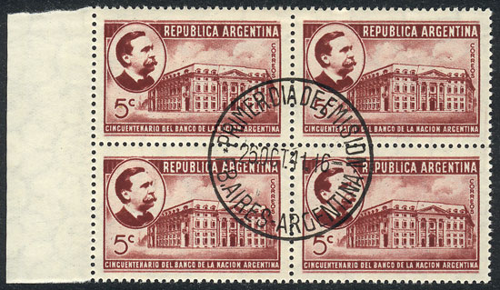 Lot 508 - Argentina general issues -  Guillermo Jalil - Philatino Auction # 2414 ARGENTINA: Super-economy auction with many interesting lots with VERY LOW PRICES!