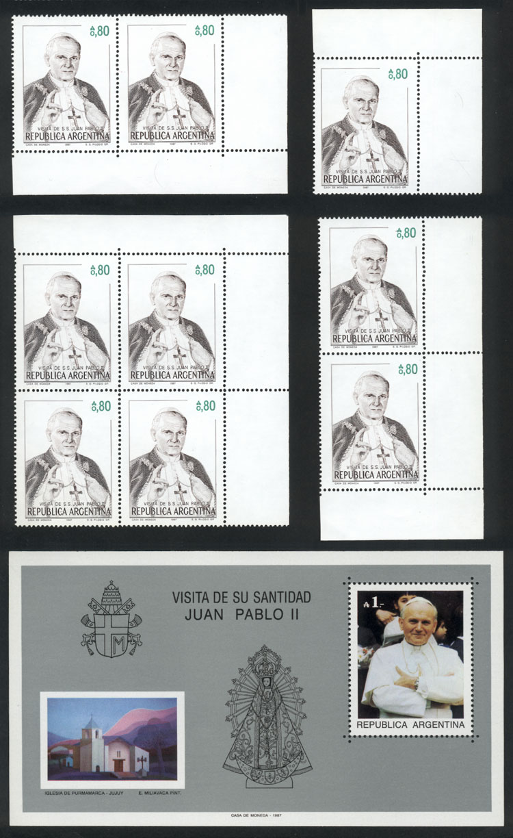 Lot 1054 - Argentina general issues - Guillermo Jalil - Philatino Auction # 2414 ARGENTINA: Super-economy auction with many interesting lots with VERY LOW PRICES! Lot 1054 - Argentina general issues - Guillermo Jalil - Philatino Auction # 2414 ARGENTINA: Super-economy auction with many interesting lots with VERY LOW PRICES!