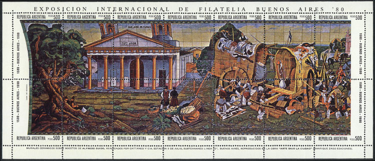 Lot 1217 - Argentina souvenir sheets - Guillermo Jalil - Philatino Auction # 2414 ARGENTINA: Super-economy auction with many interesting lots with VERY LOW PRICES! Lot 1217 - Argentina souvenir sheets - Guillermo Jalil - Philatino Auction # 2414 ARGENTINA: Super-economy auction with many interesting lots with VERY LOW PRICES!