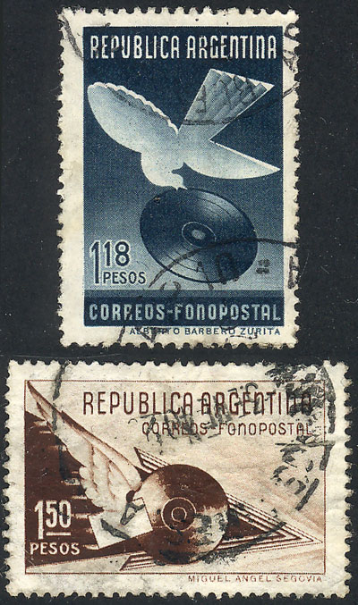 Lot 490 - Argentina general issues -  Guillermo Jalil - Philatino Auction # 2414 ARGENTINA: Super-economy auction with many interesting lots with VERY LOW PRICES!