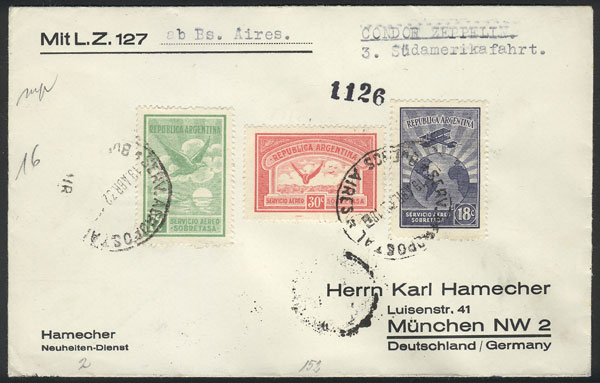 Lot 1426 - Argentina postal history - Guillermo Jalil - Philatino Auction # 2414 ARGENTINA: Super-economy auction with many interesting lots with VERY LOW PRICES! Lot 1426 - Argentina postal history - Guillermo Jalil - Philatino Auction # 2414 ARGENTINA: Super-economy auction with many interesting lots with VERY LOW PRICES!