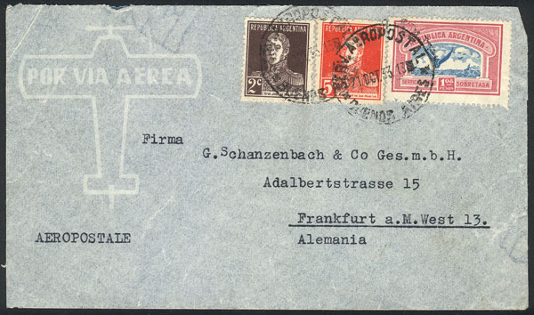 Lot 1430 - Argentina postal history - Guillermo Jalil - Philatino Auction # 2414 ARGENTINA: Super-economy auction with many interesting lots with VERY LOW PRICES! Lot 1430 - Argentina postal history - Guillermo Jalil - Philatino Auction # 2414 ARGENTINA: Super-economy auction with many interesting lots with VERY LOW PRICES!