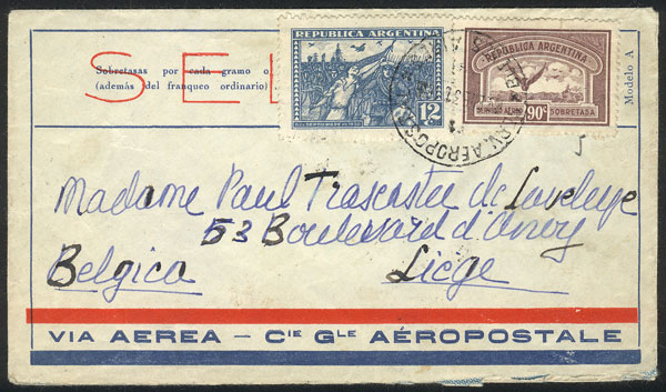Lot 1424 - Argentina postal history - Guillermo Jalil - Philatino Auction # 2414 ARGENTINA: Super-economy auction with many interesting lots with VERY LOW PRICES! Lot 1424 - Argentina postal history - Guillermo Jalil - Philatino Auction # 2414 ARGENTINA: Super-economy auction with many interesting lots with VERY LOW PRICES!