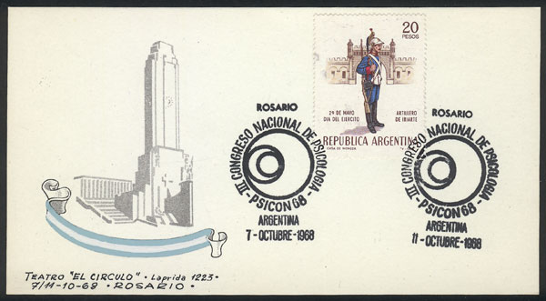 Lot 1474 - Argentina postal history -  Guillermo Jalil - Philatino Auction # 2414 ARGENTINA: Super-economy auction with many interesting lots with VERY LOW PRICES!