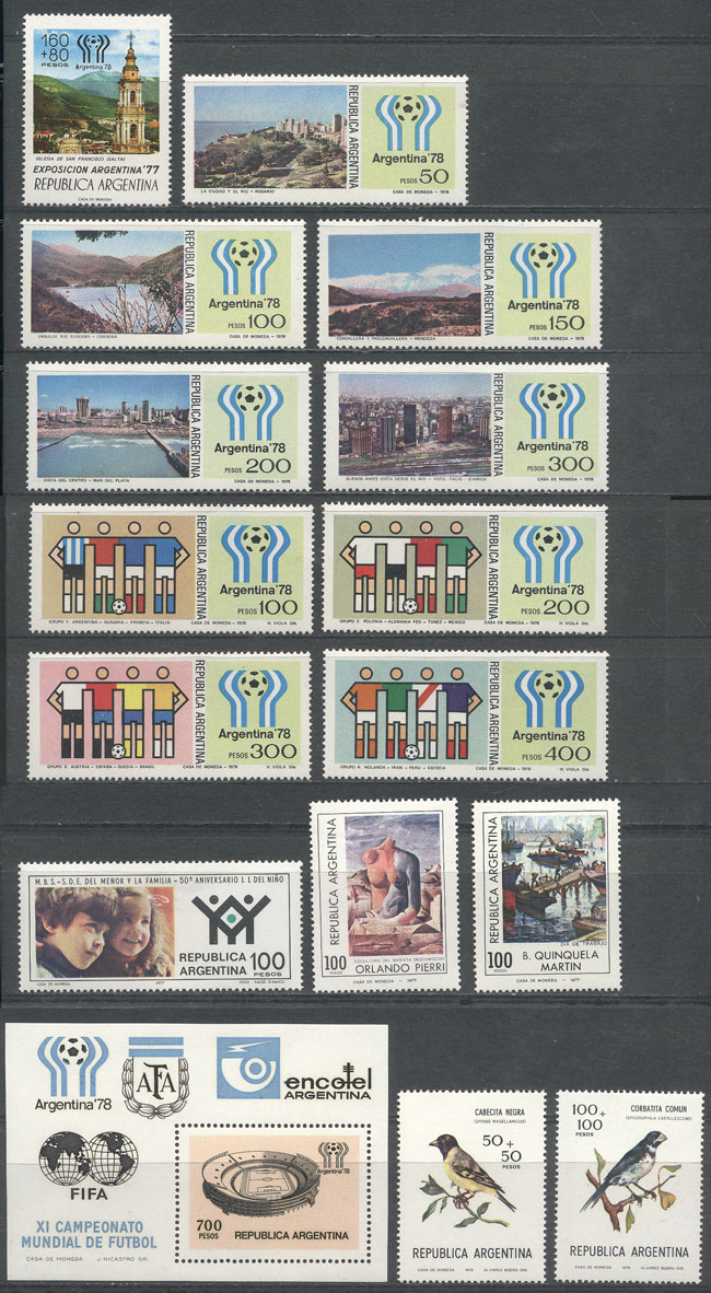 Lot 1011 - Argentina general issues - Guillermo Jalil - Philatino Auction # 2414 ARGENTINA: Super-economy auction with many interesting lots with VERY LOW PRICES! Lot 1011 - Argentina general issues - Guillermo Jalil - Philatino Auction # 2414 ARGENTINA: Super-economy auction with many interesting lots with VERY LOW PRICES!