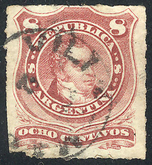 Lot 128 - Argentina general issues -  Guillermo Jalil - Philatino Auction # 2414 ARGENTINA: Super-economy auction with many interesting lots with VERY LOW PRICES!