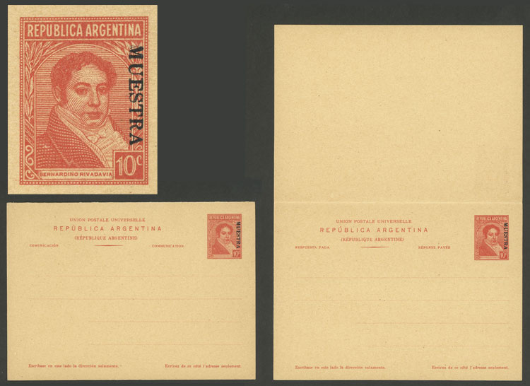 Lot 221 - Argentina postal stationeries -  Guillermo Jalil - Philatino Auction # 2415 ARGENTINA: Special May auction