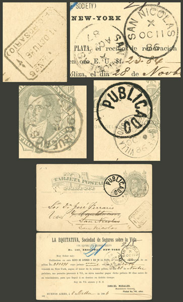Lot 227 - Argentina postal history - Guillermo Jalil - Philatino Auction # 2415 ARGENTINA: Special May auction Lot 227 - Argentina postal history - Guillermo Jalil - Philatino Auction # 2415 ARGENTINA: Special May auction