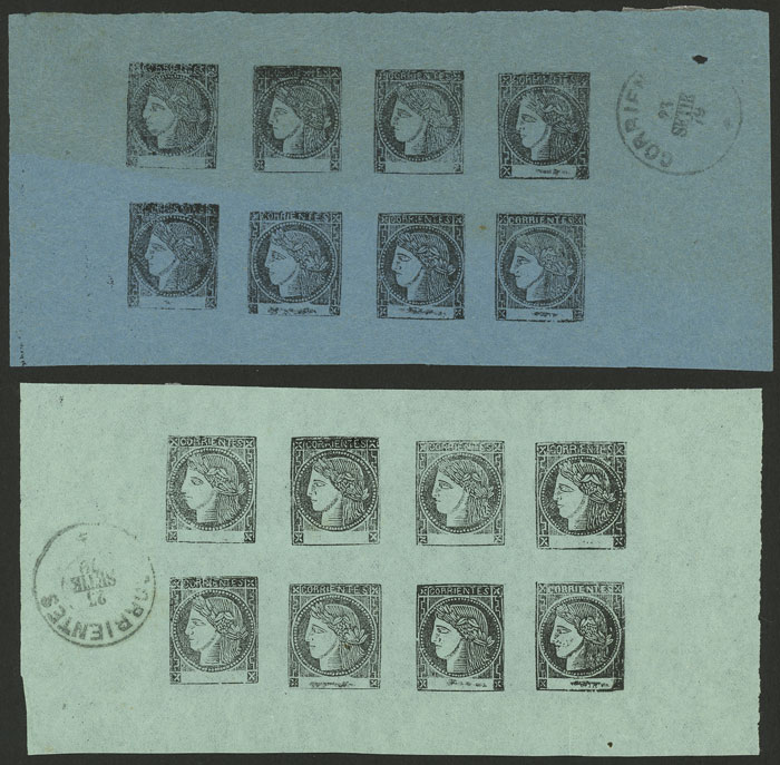 Lot 36 - Argentina corrientes - Guillermo Jalil - Philatino Auction # 2415 ARGENTINA: Special May auction Lot 36 - Argentina corrientes - Guillermo Jalil - Philatino Auction # 2415 ARGENTINA: Special May auction