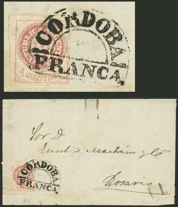 Lot 66 - Argentina escuditos -  Guillermo Jalil - Philatino Auction # 2415 ARGENTINA: Special May auction