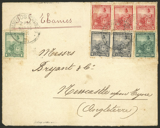 Lot 229 - Argentina postal history - Guillermo Jalil - Philatino Auction # 2415 ARGENTINA: Special May auction Lot 229 - Argentina postal history - Guillermo Jalil - Philatino Auction # 2415 ARGENTINA: Special May auction