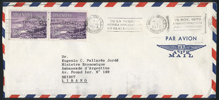 Lot 233 - Argentina postal history - Guillermo Jalil - Philatino Auction # 2415 ARGENTINA: Special May auction Lot 233 - Argentina postal history - Guillermo Jalil - Philatino Auction # 2415 ARGENTINA: Special May auction