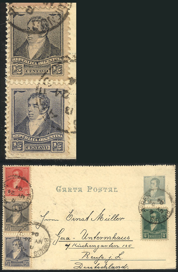 Lot 228 - Argentina postal history - Guillermo Jalil - Philatino Auction # 2415 ARGENTINA: Special May auction Lot 228 - Argentina postal history - Guillermo Jalil - Philatino Auction # 2415 ARGENTINA: Special May auction