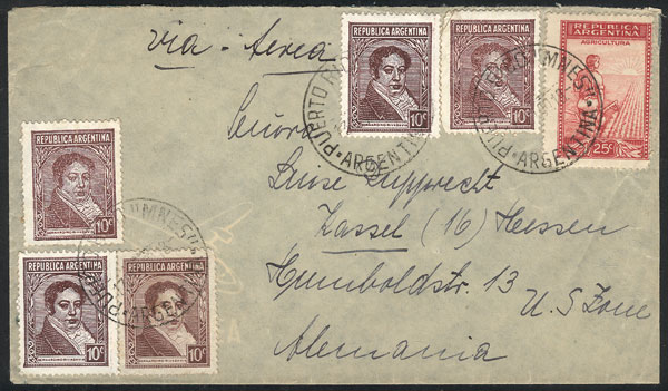 Lot 231 - Argentina postal history - Guillermo Jalil - Philatino Auction # 2415 ARGENTINA: Special May auction Lot 231 - Argentina postal history - Guillermo Jalil - Philatino Auction # 2415 ARGENTINA: Special May auction