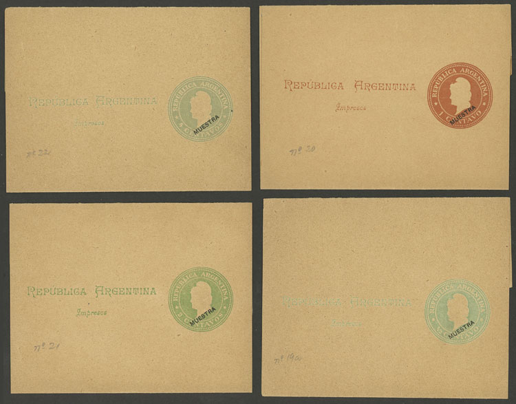 Lot 816 - Argentina Postal stationery -  Guillermo Jalil - Philatino Auction # 2416 ARGENTINA: Very good selection of interesting lots with very low prices!