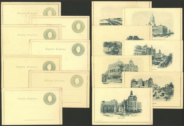 Lot 814 - Argentina Postal stationery -  Guillermo Jalil - Philatino Auction # 2416 ARGENTINA: Very good selection of interesting lots with very low prices!
