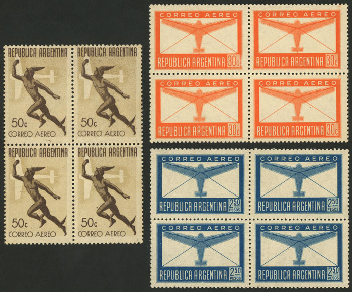 Lot 1165 - Argentina airmail -  Guillermo Jalil - Philatino Auction # 2418 ARGENTINA: General auction with very low starts, including many rarities!