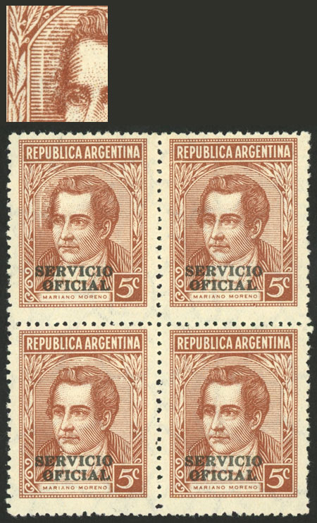 Lot 1388 - Argentina official stamps - Guillermo Jalil - Philatino Auction # 2418 ARGENTINA: General auction with very low starts, including many rarities! Lot 1388 - Argentina official stamps - Guillermo Jalil - Philatino Auction # 2418 ARGENTINA: General auction with very low starts, including many rarities!