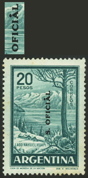 Lot 1429 - Argentina official stamps - Guillermo Jalil - Philatino Auction # 2418 ARGENTINA: General auction with very low starts, including many rarities! Lot 1429 - Argentina official stamps - Guillermo Jalil - Philatino Auction # 2418 ARGENTINA: General auction with very low starts, including many rarities!