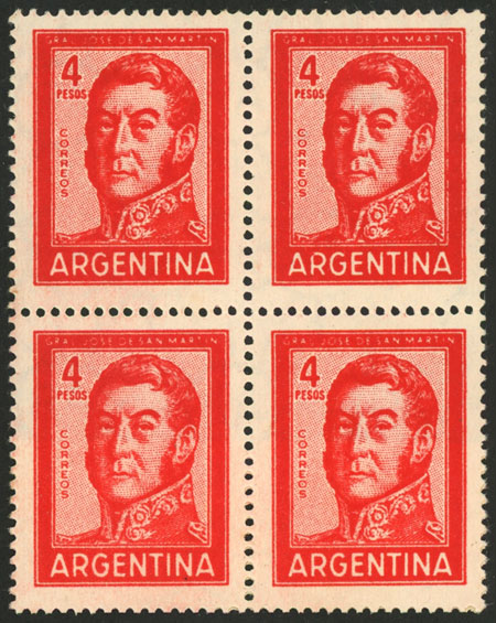 Lot 799 - Argentina general issues -  Guillermo Jalil - Philatino Auction # 2418 ARGENTINA: General auction with very low starts, including many rarities!