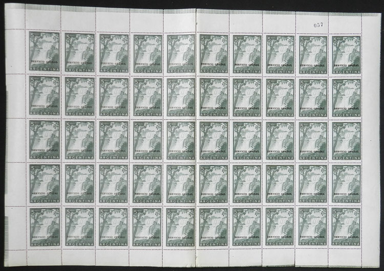 Lot 1418 - Argentina official stamps - Guillermo Jalil - Philatino Auction # 2418 ARGENTINA: General auction with very low starts, including many rarities! Lot 1418 - Argentina official stamps - Guillermo Jalil - Philatino Auction # 2418 ARGENTINA: General auction with very low starts, including many rarities!