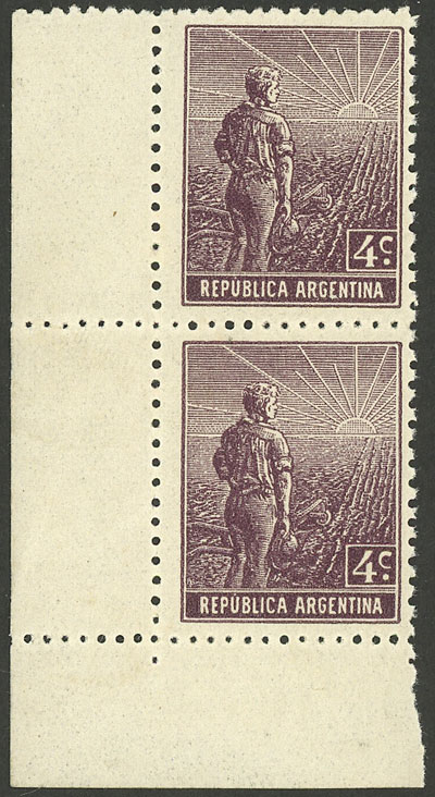 Lot 384 - Argentina general issues -  Guillermo Jalil - Philatino Auction # 2418 ARGENTINA: General auction with very low starts, including many rarities!