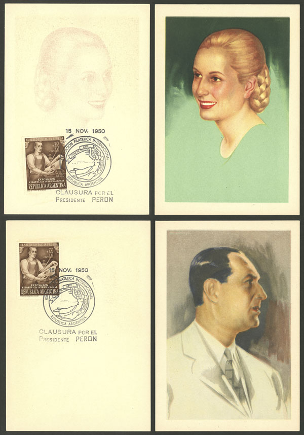 Lot 686 - Argentina general issues -  Guillermo Jalil - Philatino Auction # 2418 ARGENTINA: General auction with very low starts, including many rarities!