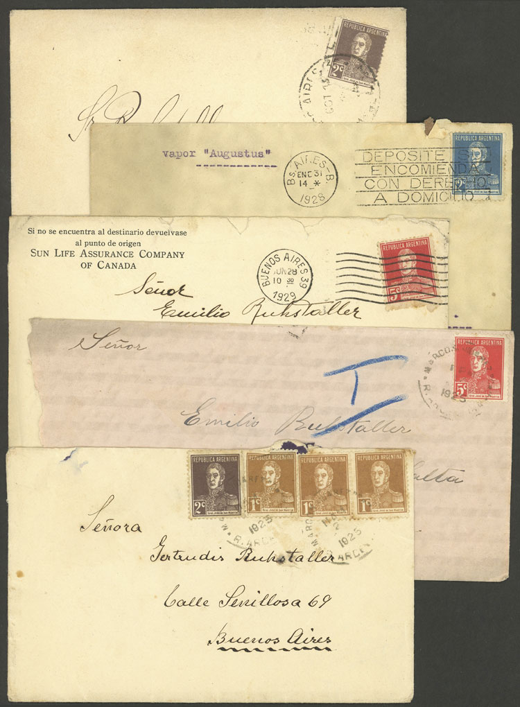 Lot 1536 - Argentina postal history - Guillermo Jalil - Philatino Auction # 2418 ARGENTINA: General auction with very low starts, including many rarities! Lot 1536 - Argentina postal history - Guillermo Jalil - Philatino Auction # 2418 ARGENTINA: General auction with very low starts, including many rarities!