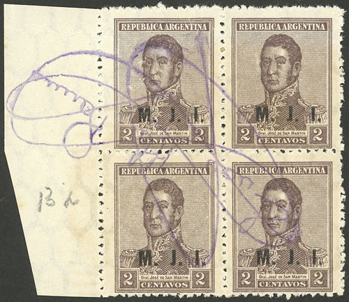 Lot 1340 - Argentina official stamps - Guillermo Jalil - Philatino Auction # 2418 ARGENTINA: General auction with very low starts, including many rarities! Lot 1340 - Argentina official stamps - Guillermo Jalil - Philatino Auction # 2418 ARGENTINA: General auction with very low starts, including many rarities!