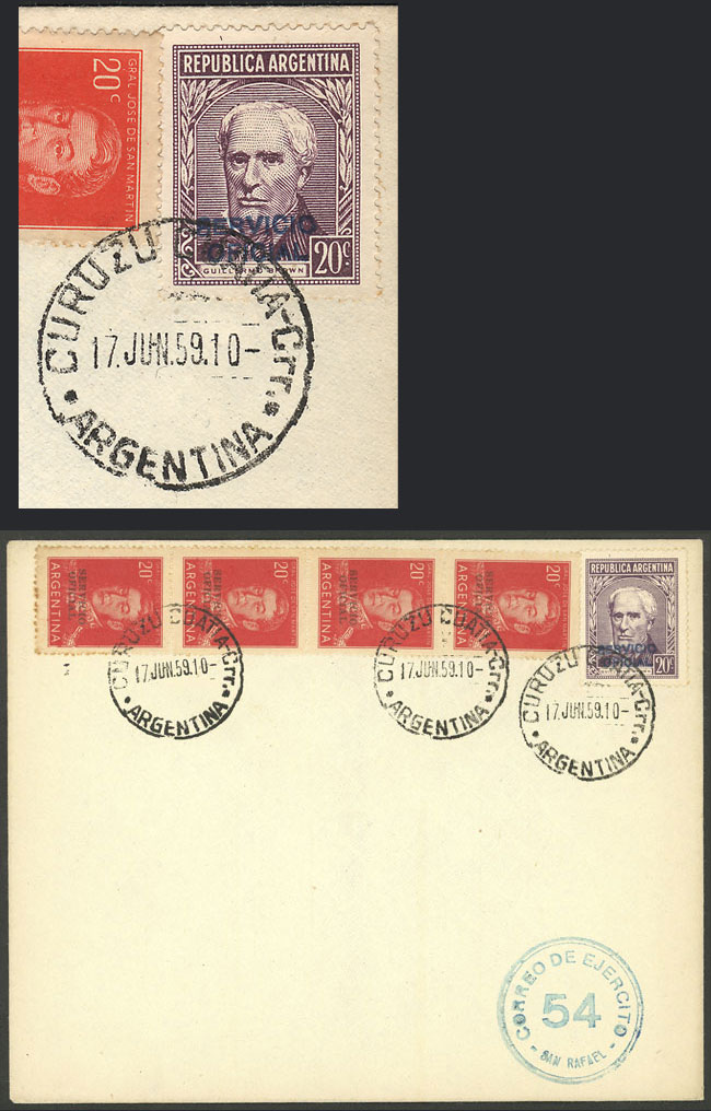 Lot 1455 - Argentina official stamps - Guillermo Jalil - Philatino Auction # 2418 ARGENTINA: General auction with very low starts, including many rarities! Lot 1455 - Argentina official stamps - Guillermo Jalil - Philatino Auction # 2418 ARGENTINA: General auction with very low starts, including many rarities!