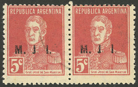 Lot 1346 - Argentina official stamps - Guillermo Jalil - Philatino Auction # 2418 ARGENTINA: General auction with very low starts, including many rarities! Lot 1346 - Argentina official stamps - Guillermo Jalil - Philatino Auction # 2418 ARGENTINA: General auction with very low starts, including many rarities!